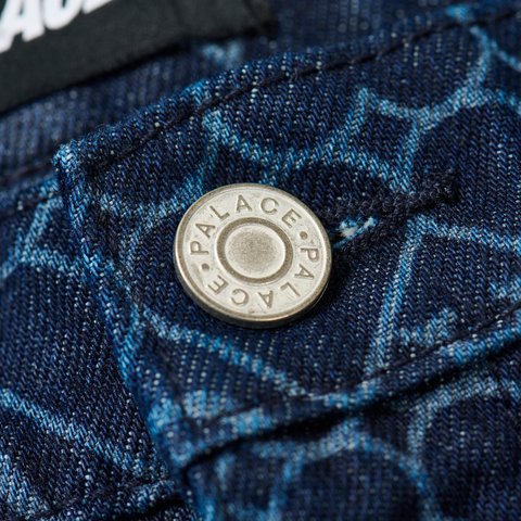 Palace HEART DENIM SHORT INDIGO - Colorway