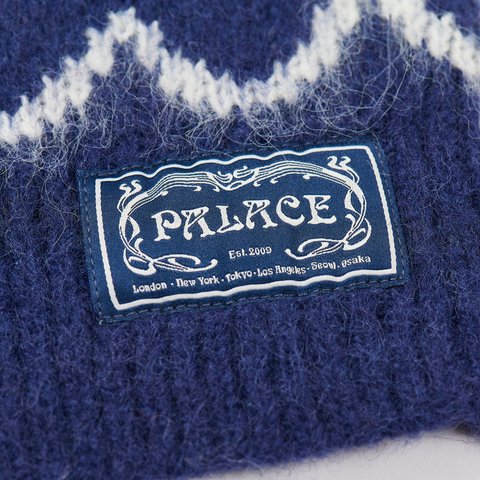 Palace HAIRY HEART KNIT BLUE - Colorway