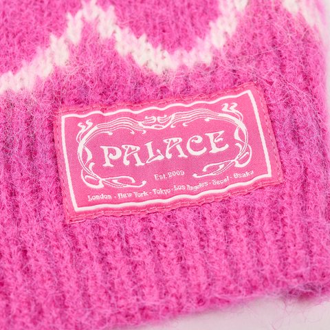 Palace HAIRY HEART KNIT PINK - Colorway