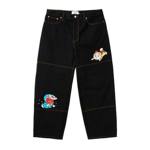 Palace PALACE DORAEMON P90 JEAN BLACK STONE WASH - Colorway