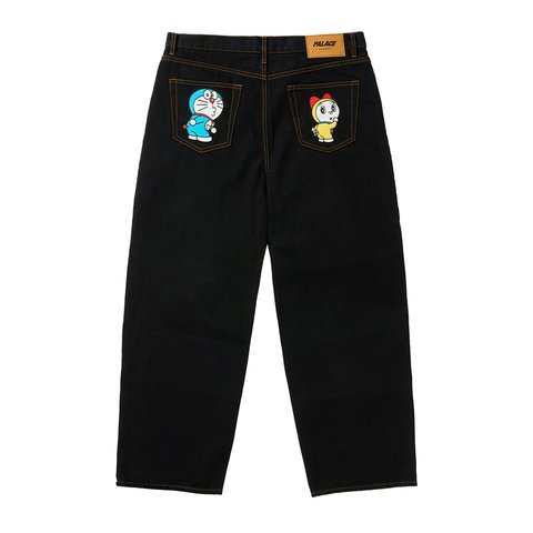Palace PALACE DORAEMON P90 JEAN BLACK STONE WASH - Colorway