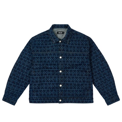 Palace HEART DENIM JACKET INDIGO - Colorway