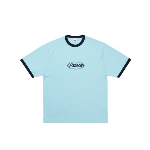 Palace ELIPSE RINGER T-SHIRT SKYLINE BLUE - Colorway