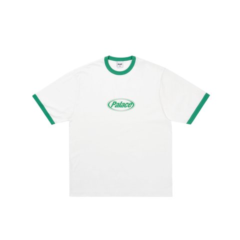 Palace ELIPSE RINGER T-SHIRT WHITE - Colorway