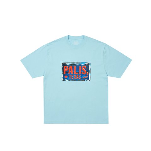 Palace PALIS TEXAS T-SHIRT SKYLINE BLUE - Colorway