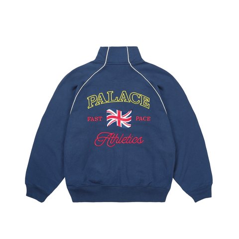 Palace ATHLETIC ZIP FUNNEL NAVY - Colorway