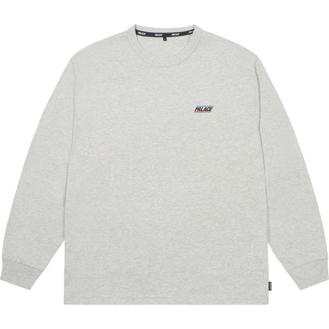 Palace BASICALLY A LONGSLEEVE GREY MARL - $58.00