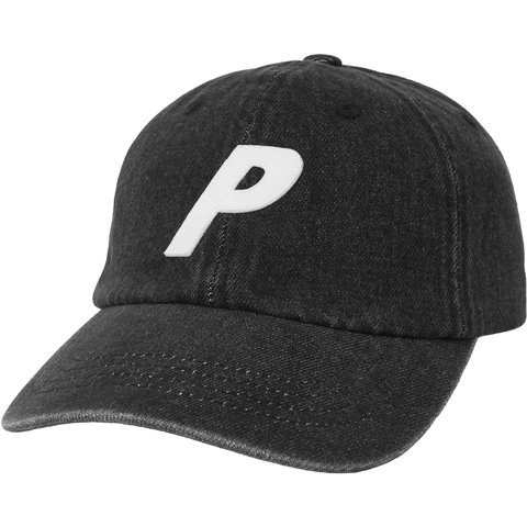 Palace DENIM P 6-PANEL BLACK - $48.00