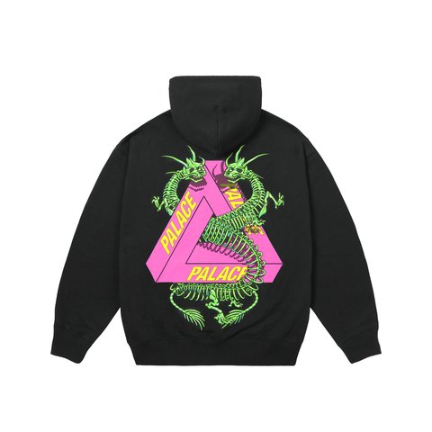 Palace DRAGON BONES TRI HOOD BLACK - Colorway