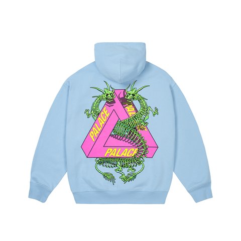 Palace DRAGON BONES TRI HOOD SKYLINE BLUE - Colorway