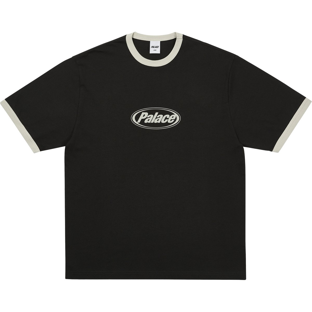 ELIPSE RINGER T-SHIRT BLACK