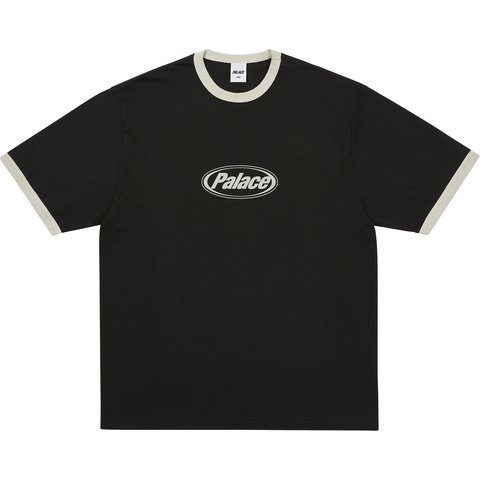 Palace ELIPSE RINGER T-SHIRT BLACK - $68.00