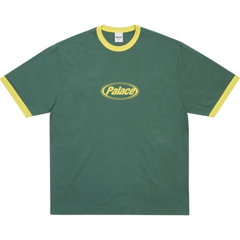 Palace ELIPSE RINGER T-SHIRT RACEY GREEN - $68.00