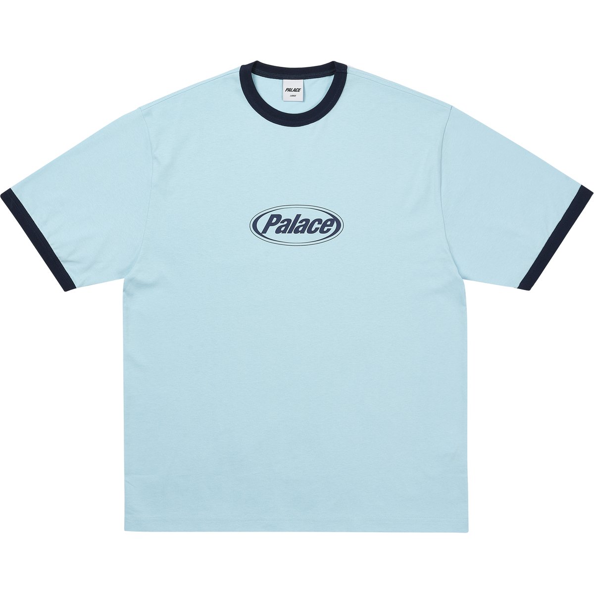ELIPSE RINGER T-SHIRT SKYLINE BLUE