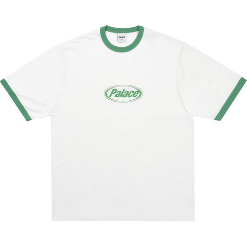 Palace ELIPSE RINGER T-SHIRT WHITE - $68.00