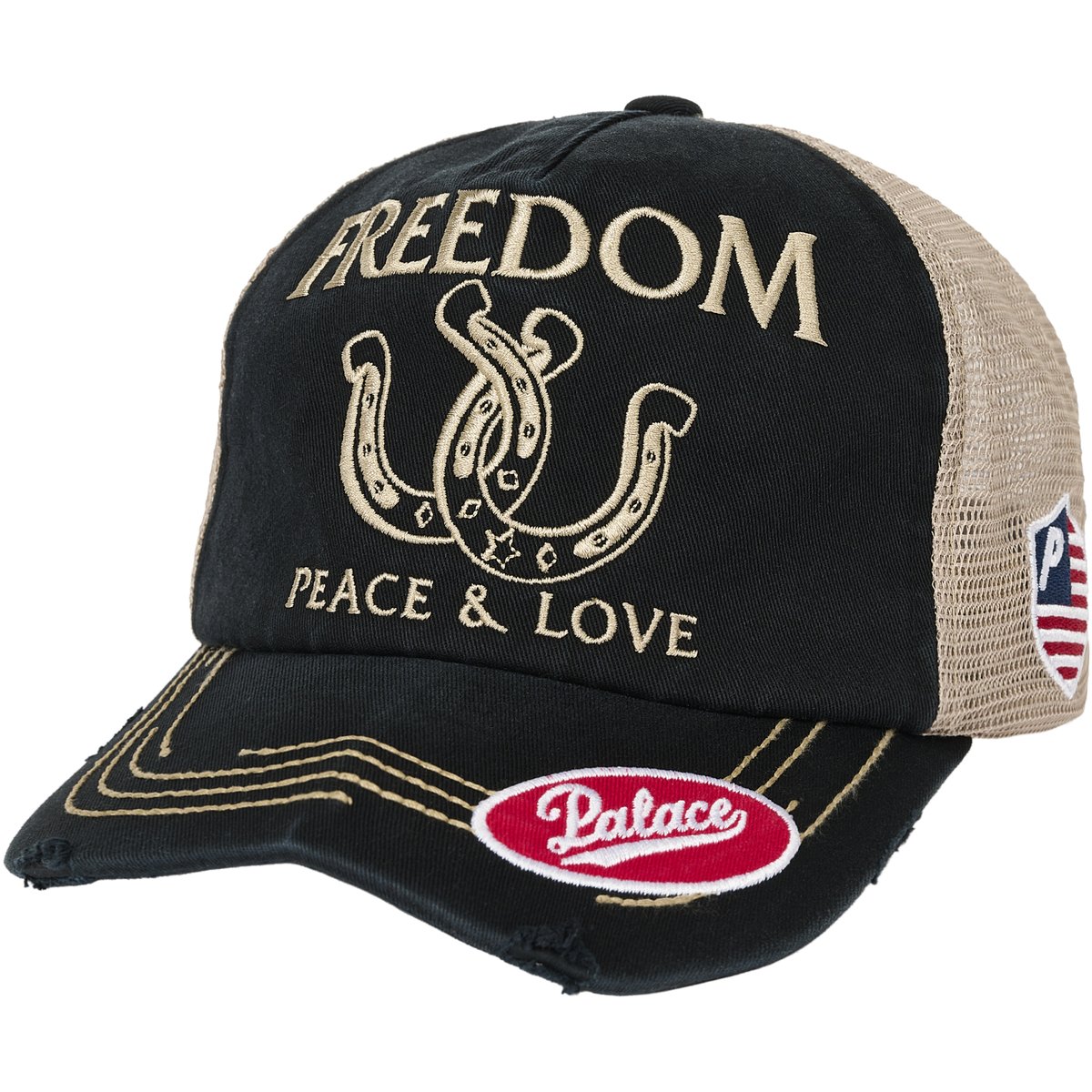 FREEDOM DISTRESSED TRUCKER BLACK