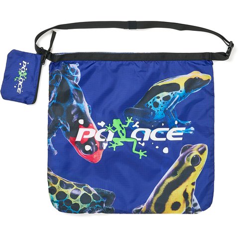 Palace FROGGER PACKABLE BAG BLUE / MULTI - $42.00