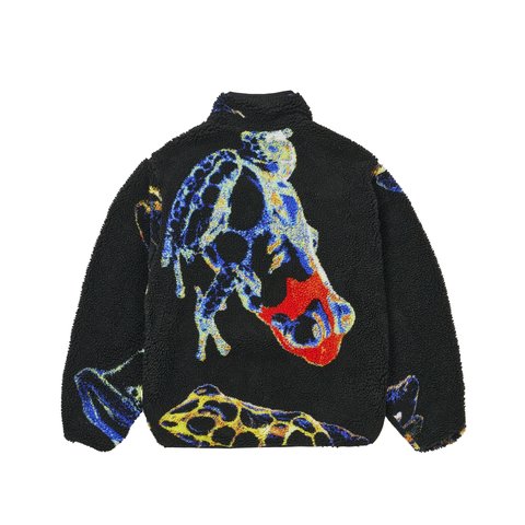 Palace FROGGER REVERSIBLE FLEECE BLACK - Colorway