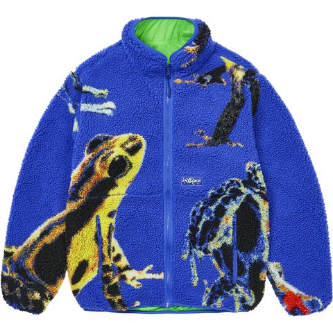 FROGGER REVERSIBLE FLEECE BLUE