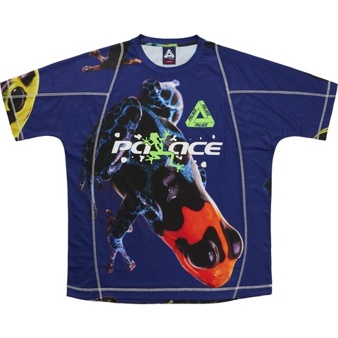 Palace FROGGER TECH JERSEY BLUE FROG - $148.00