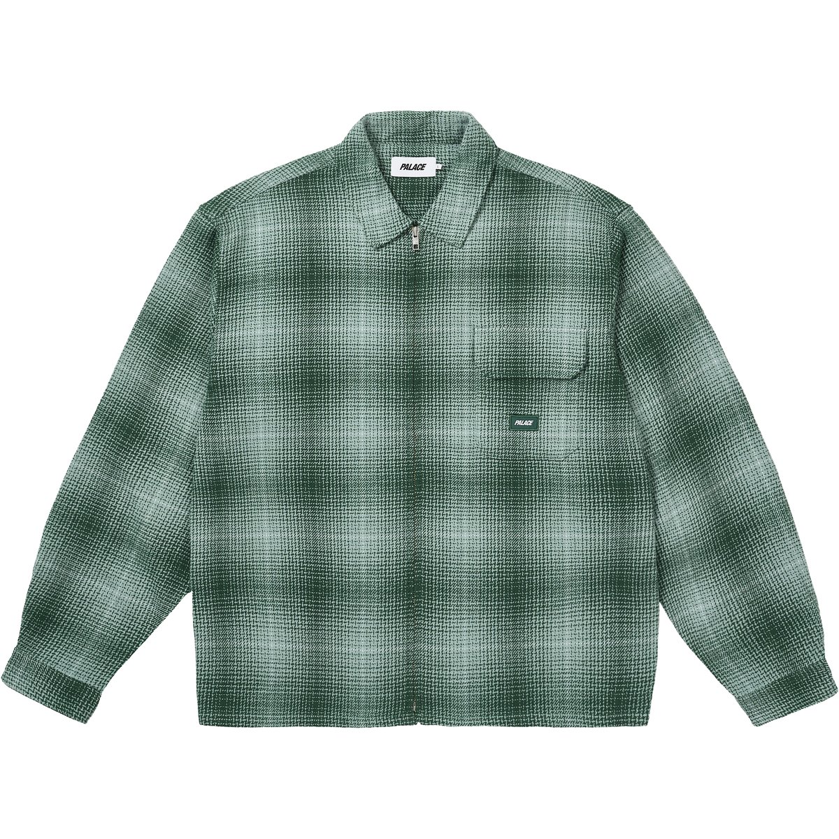 GHOST ZIP SHIRT GREEN