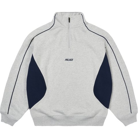 INSERTO 1/4 ZIP GREY MARL