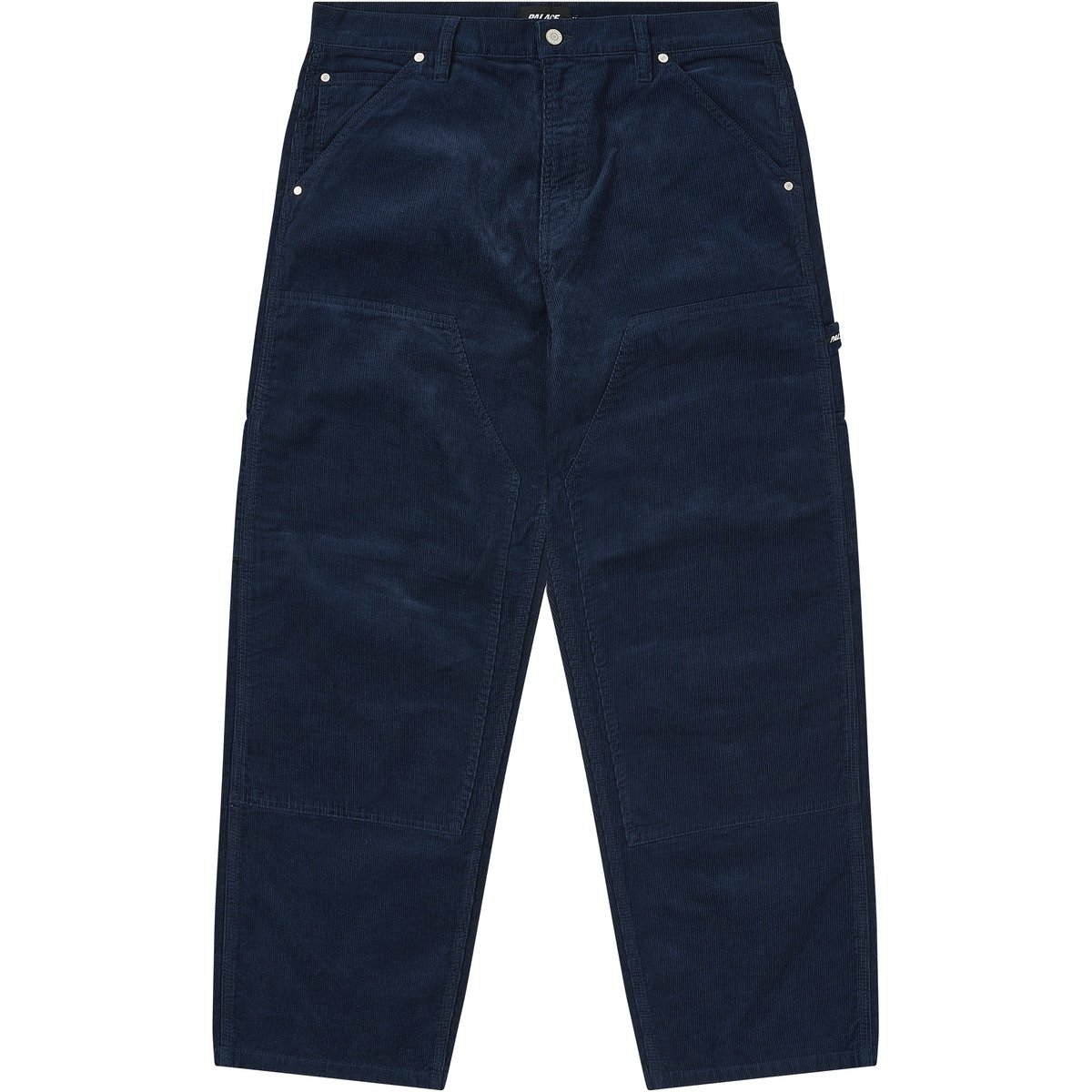 NEEDLE CORD DOUBLE KNEE PANT NAVY