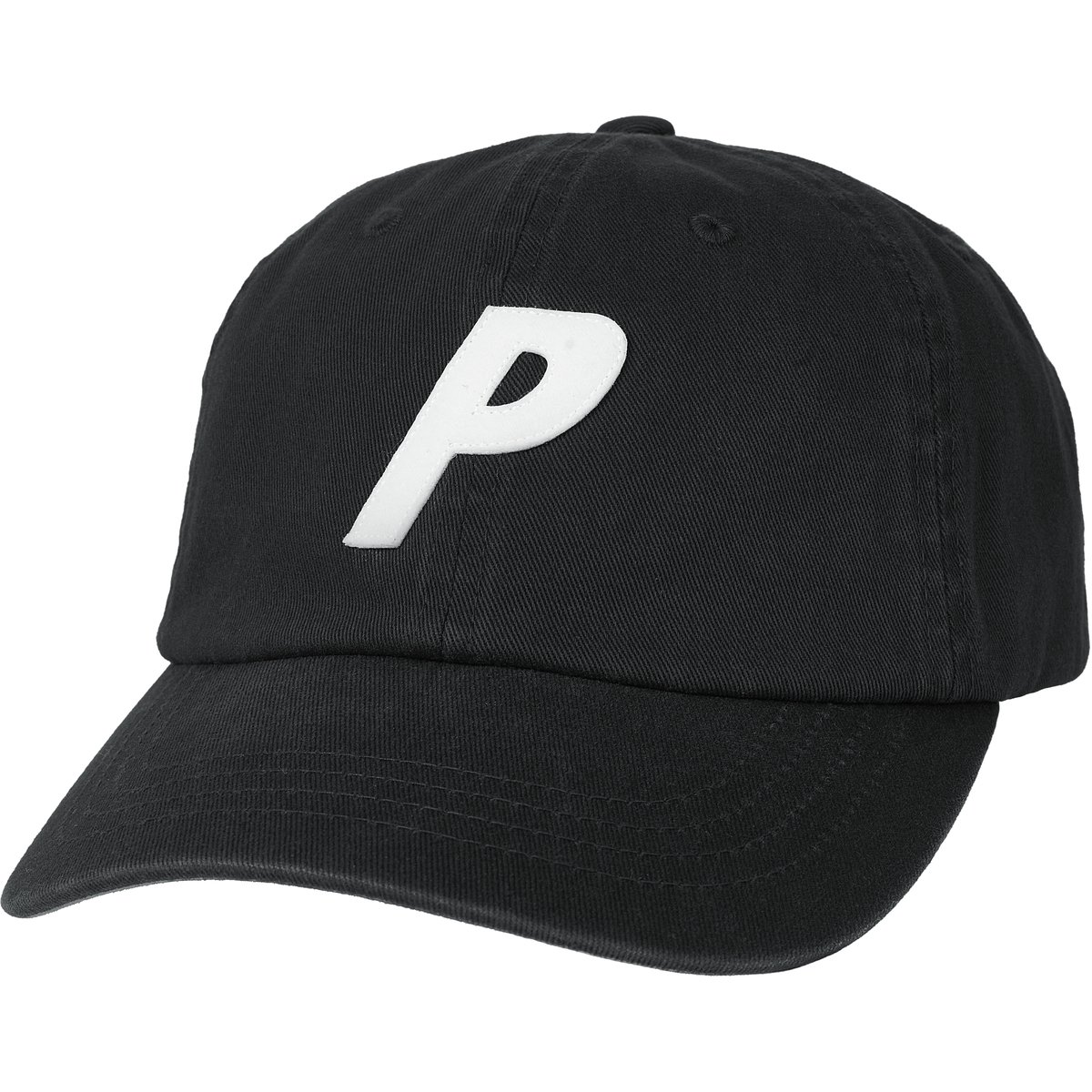 P 6-PANEL BLACK