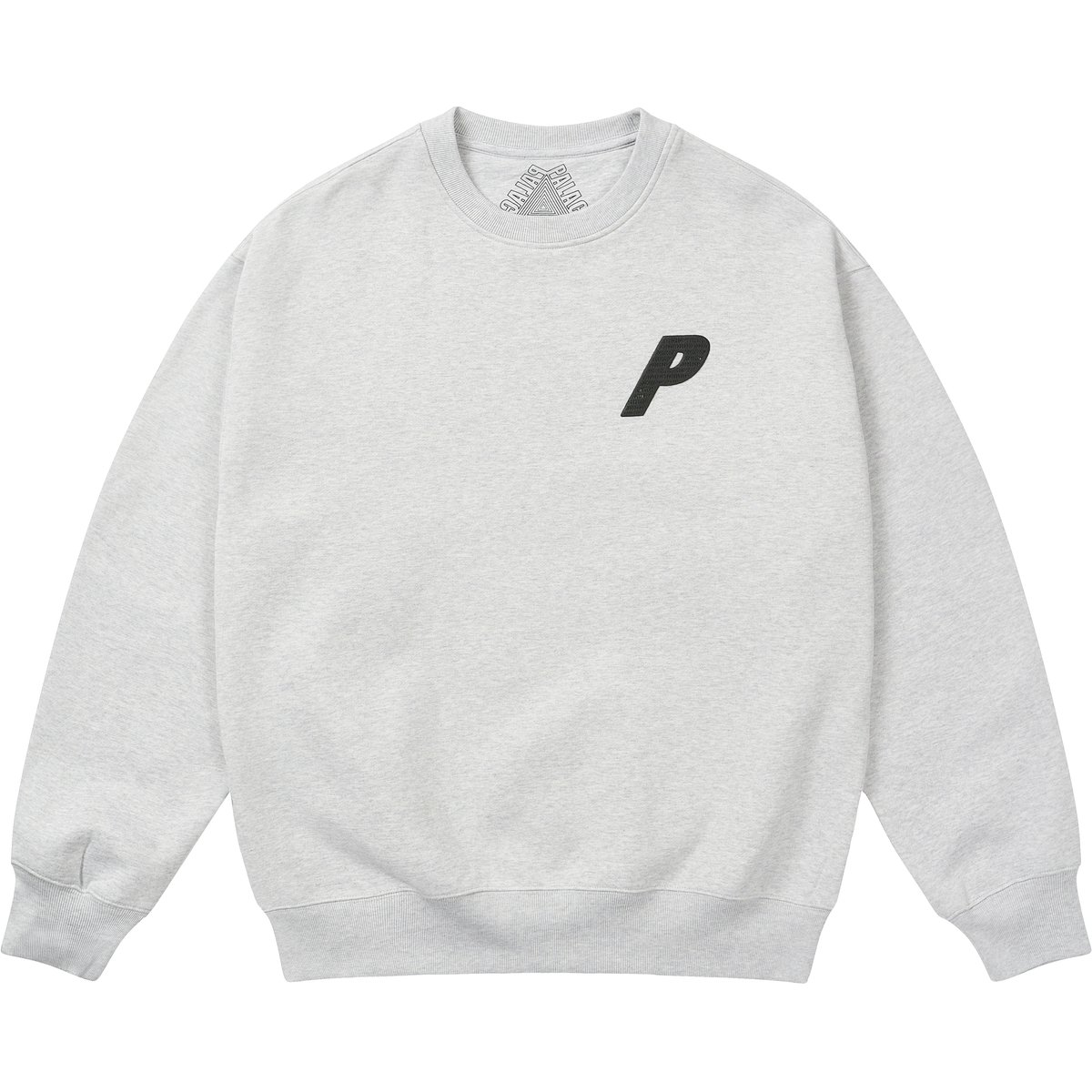 P3 CHAIN PUFF CREW GREY MARL