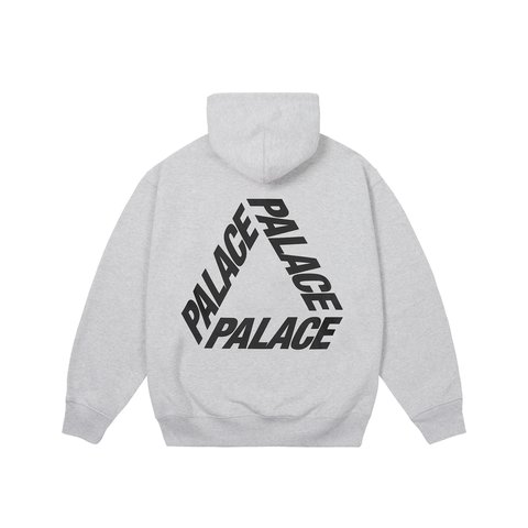 Palace P3 PRINT HOOD GREY MARL - Colorway