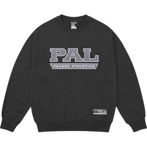 Palace PAL ATHLETICS CREW BLACK - $138.00