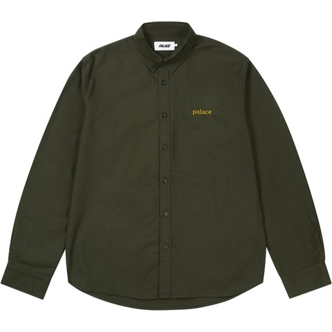 Palace PALACE CLASSIC OXFORD SHIRT OLIVE - $158.00