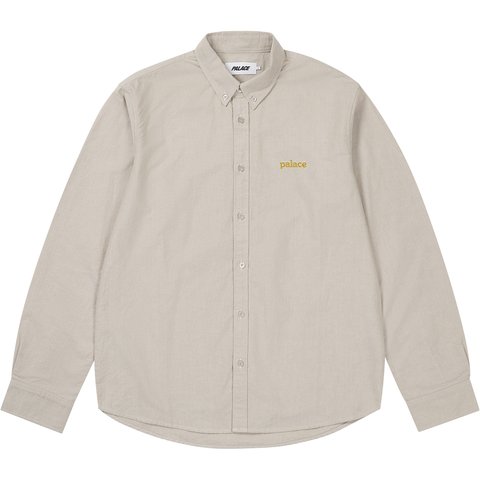 Palace PALACE CLASSIC OXFORD SHIRT STONE - $158.00