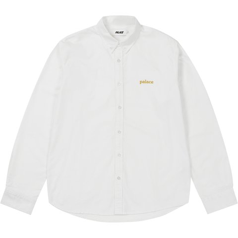 Palace PALACE CLASSIC OXFORD SHIRT WHITE - $158.00
