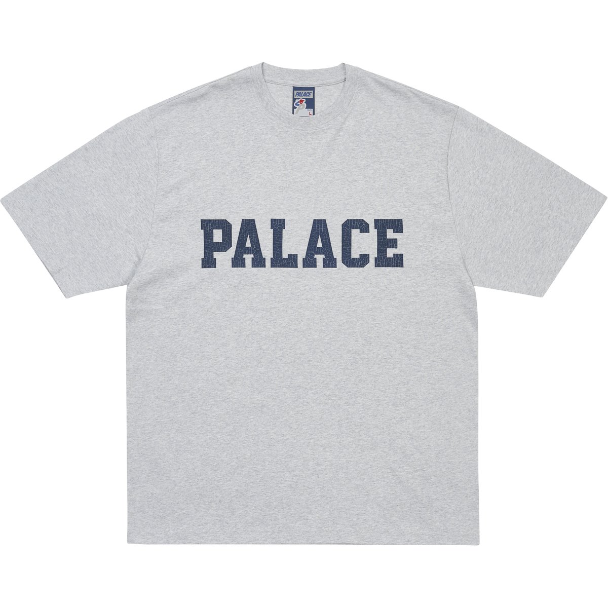 PALACE COLLEGE T-SHIRT GREY MARL