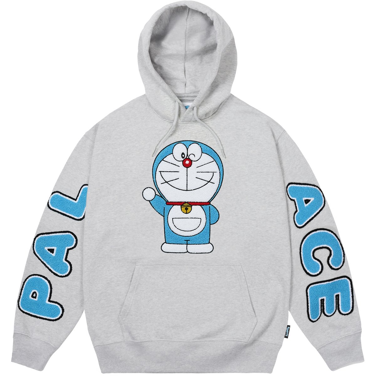 PALACE DORAEMON HOOD GREY MARL