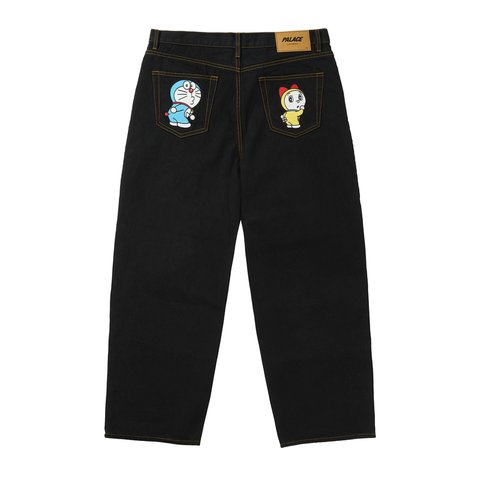 Palace PALACE DORAEMON P90 JEAN BLACK STONE WASH - Colorway