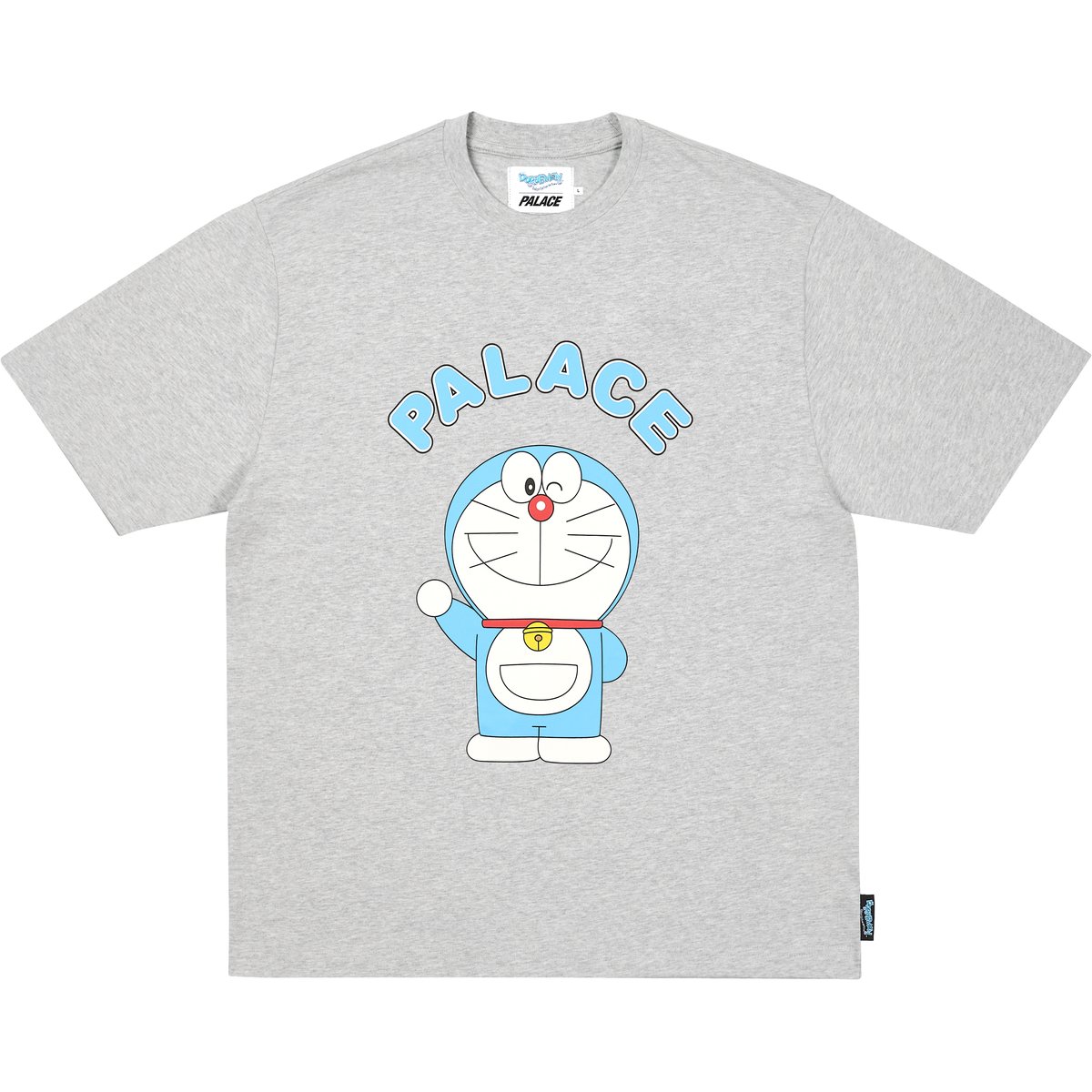 PALACE DORAEMON T-SHIRT GREY MARL