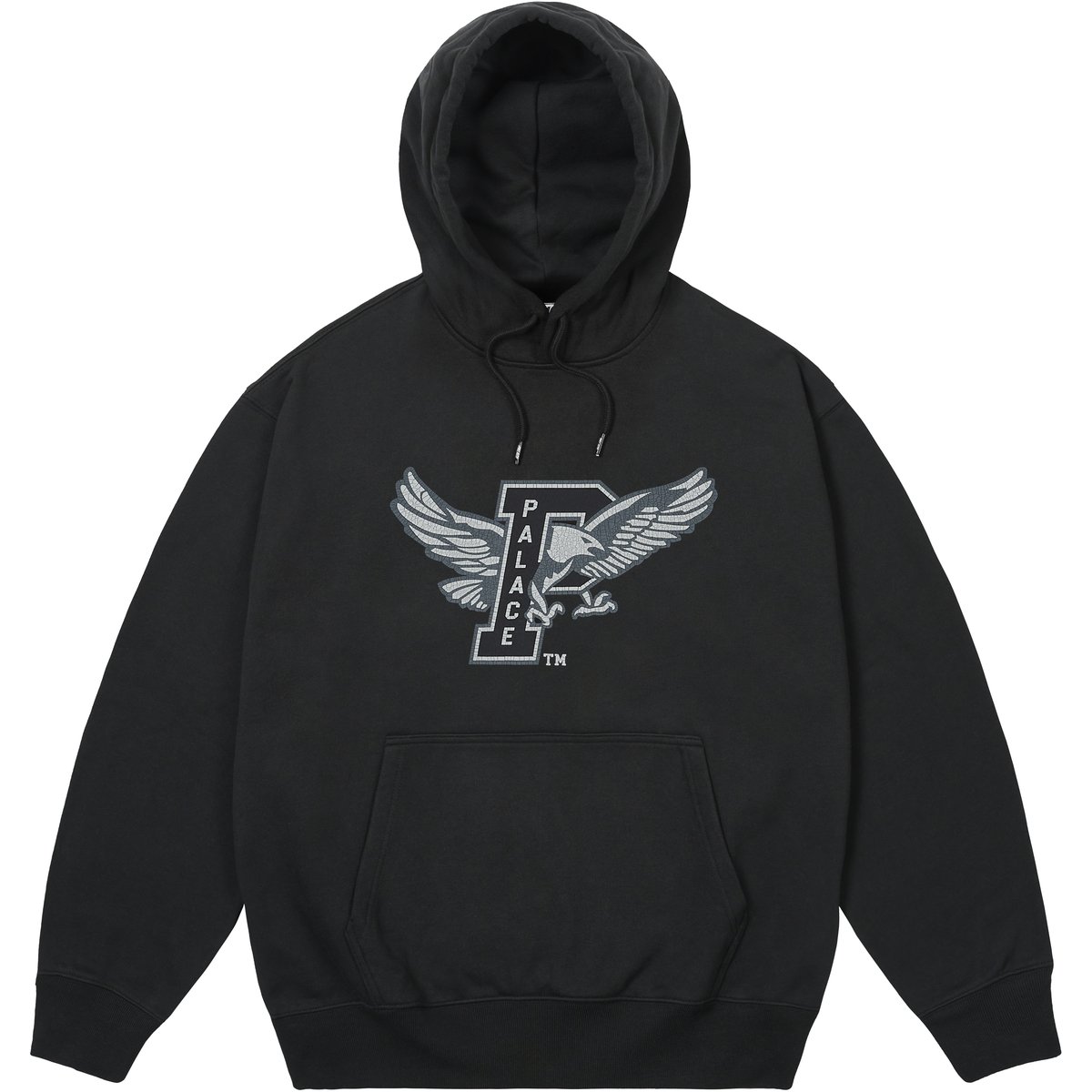 PALACE EAGLES HOOD BLACK