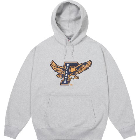 Palace PALACE EAGLES HOOD GREY MARL - $168.00