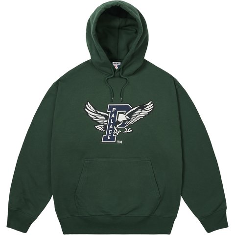 Palace PALACE EAGLES HOOD RACEY GREEN - $168.00