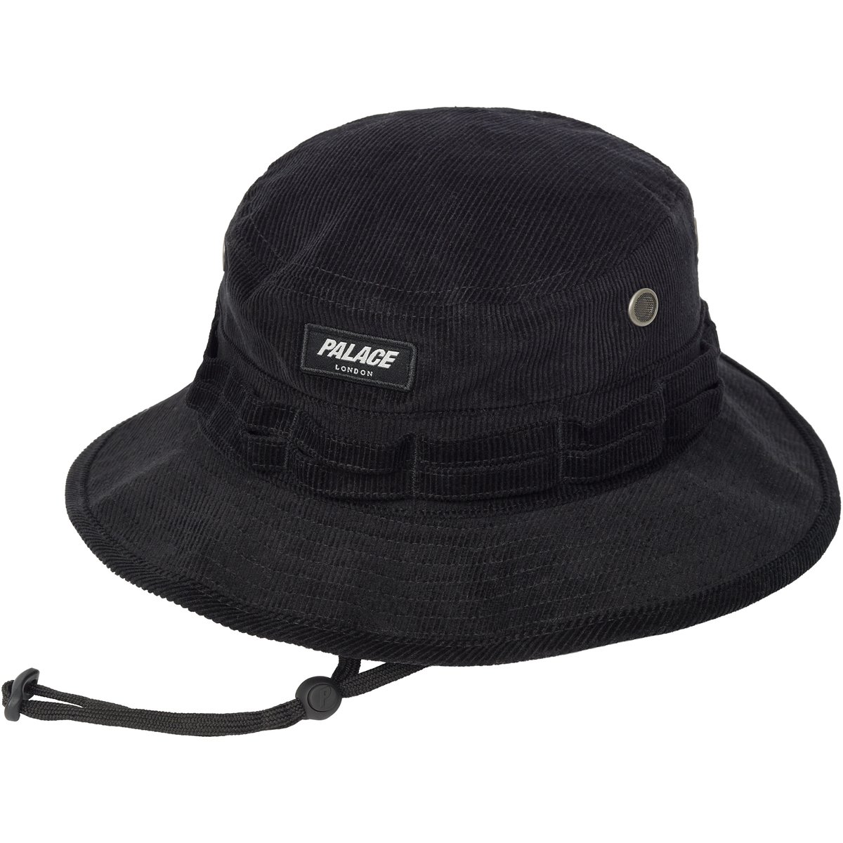 PALACE LONDON CORD BOONIE BLACK