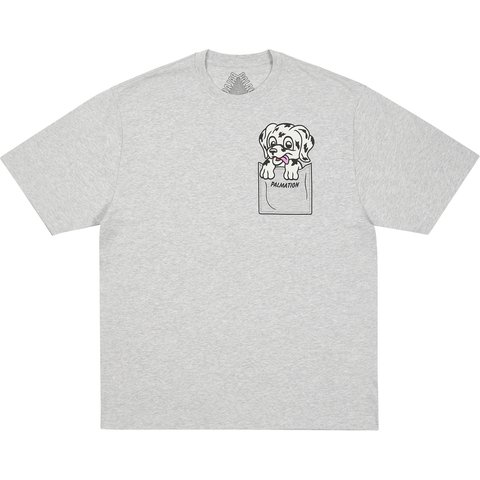 Palace PALMATION T-SHIRT GREY MARL - $48.00