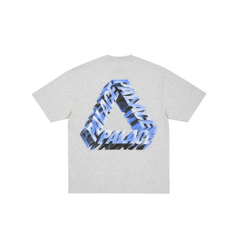Palace POLISHED P3 T-SHIRT GREY MARL - Colorway