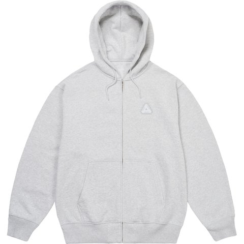 Palace SOFAR ZIP HOOD GREY MARL - $158.00