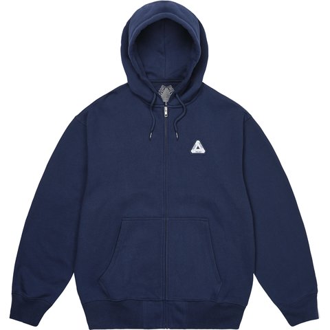Palace SOFAR ZIP HOOD NAVY - $158.00