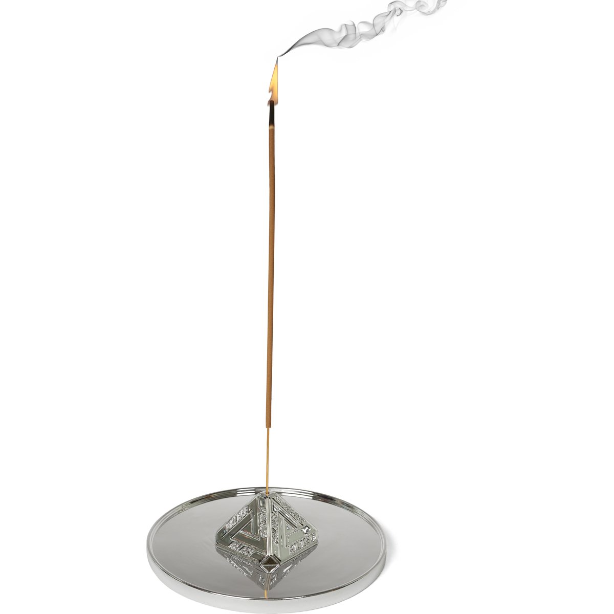 TRI-FERG INCENSE HOLDER SILVER