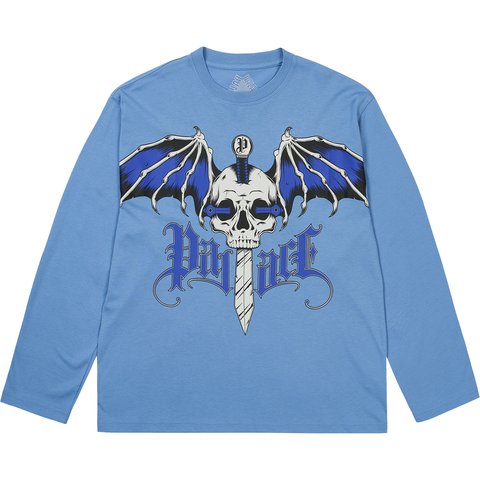 Palace WINGSPAN LONGSLEEVE OCEAN BLUE - $58.00