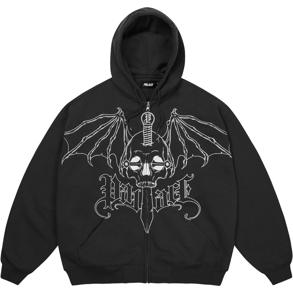 WINGSPAN TRIPLE STITCH HOOD BLACK