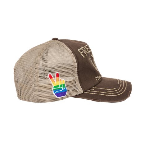 Palace FREEDOM DISTRESSED TRUCKER FOX - Colorway